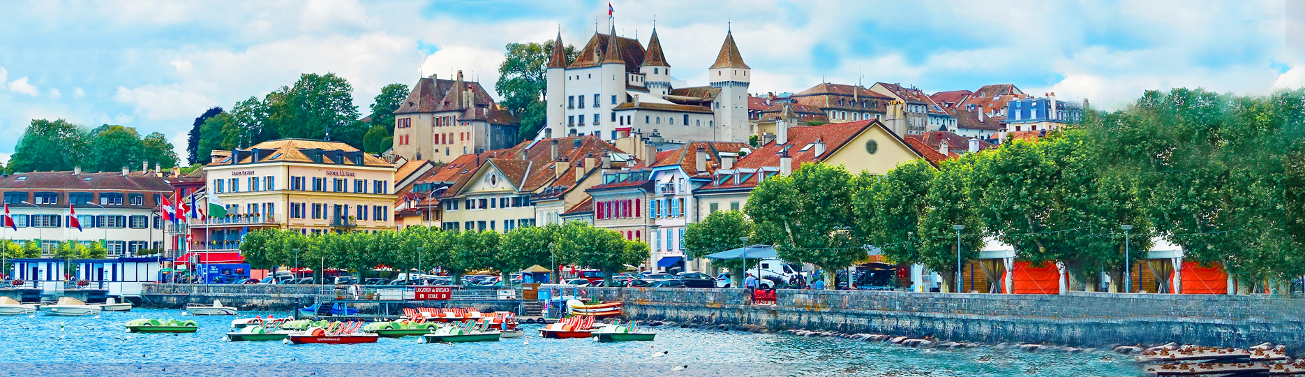 Nyon &ndash; traumhafte Lage, Schloss mit Aussicht, spannende Geschichten.